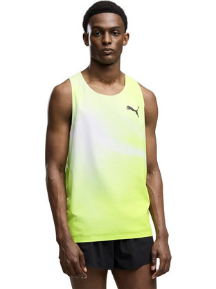 Puma Ανδρικό Αθλητικό T-Shirt Lime 528564-55