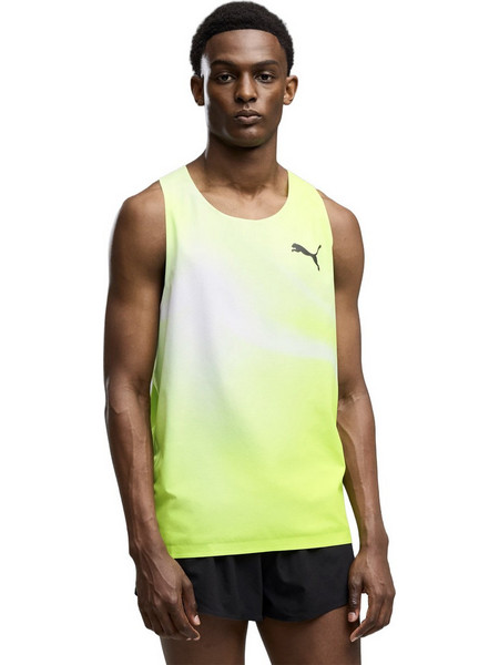 Puma Ανδρικό Αθλητικό T-Shirt Lime 528564-55