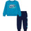 Nike Παιδικό Σετ Φόρμας Τιρκουάζ Navy Μπλε 86P205-U90