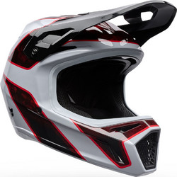Fox Rampage RS Crypt CPSC/CE Κράνος Ποδηλάτου Βουνού / Downhill Full Face MIPS Λευκό Κόκκινο Μαύρο 39462-008