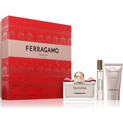 Salvatore Ferragamo Signorina Eau de Parfum 100ml + 15ml + Body Lotion 50ml