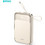 Bwoo P80 Power Bank 10000mAh 20W με Ενσωματωμένο Καλώδιο USB-C Gold