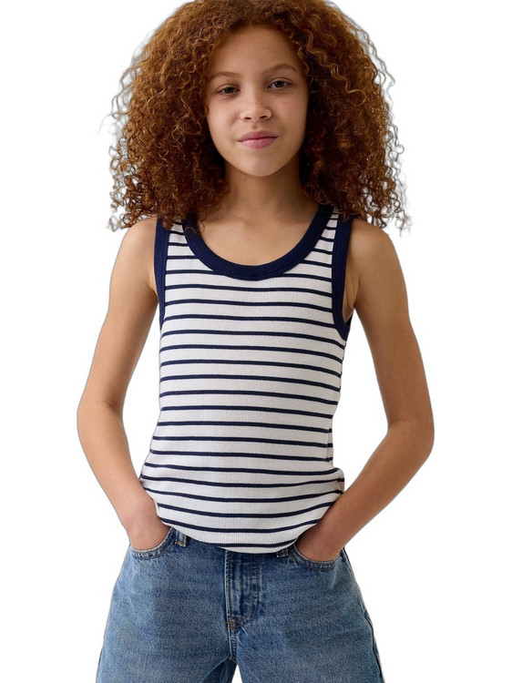 Gap Παιδικό T-Shirt Αμάνικο Navy Μπλε Λευκό 894333003