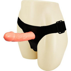 Pretty Love Jessica Εσώρουχο Strap On με Διπλό Dildo 16cm Flesh