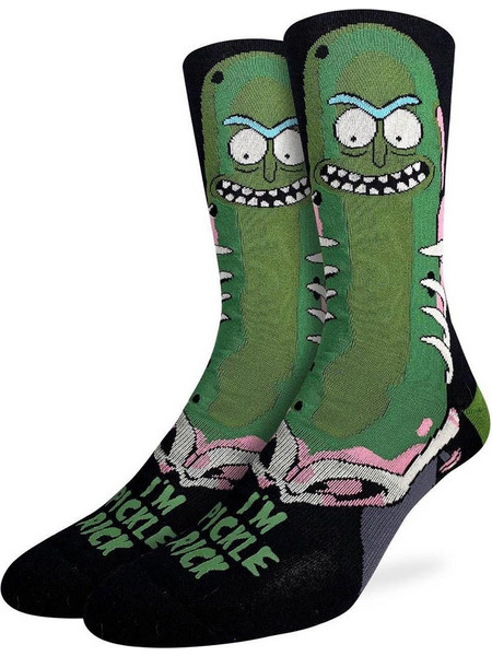 Good Luck Sock Rick and Morty I'm Pickle Rick Ανδρικές Κάλτσες Ψηλές με Σχέδια Πολύχρωμες GLS-4258