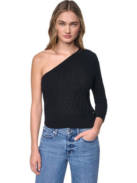 DKNY Γυναικείο Χειμερινό Top Πλεκτό Μαύρο DJ6R0731-BLK
