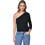 DKNY Γυναικείο Χειμερινό Top Πλεκτό Μαύρο DJ6R0731-BLK