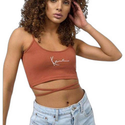Karl Kani Γυναικείο Καλοκαιρινό Crop Top Rusted KW221-013-1