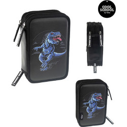 Tinka T-Rex Κασετίνα με 3 Θήκες Μαύρη 8-804221