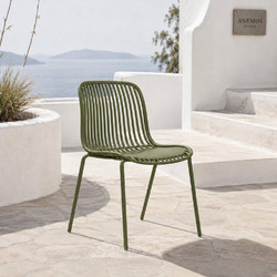 Nextdeco Καρέκλα Κήπου Μεταλλική Χακί 4τμχ NX-51208-05