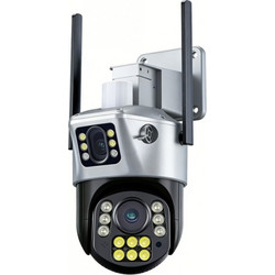 Mars DK-12PSW Κάμερα Ασφαλείας Wi-Fi 4MP Αδιάβροχη Νυκτός με Αμφίδρομη Επικοινωνία