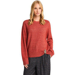 Funky Buddha Γυναικεία Πλεκτή Μπλούζα Πορτοκαλί FBL014-120-09