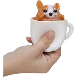 Schylling Pup in a Cup Cocoa Corgi Squishy