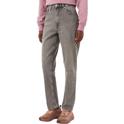 Calvin Klein Ψηλόμεσο Γυναικείο Τζιν Παντελόνι Mom Fit Εφαρμογή Ανθρακί LV047H937G