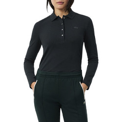 Lacoste Γυναικεία Μπλούζα Polo Μακρυμάνικη Κυπαρισσί 3PF5464-GJP