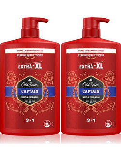 Old Spice Captain Ανδρικό Αφρόλουτρο σε Gel 2x1lt