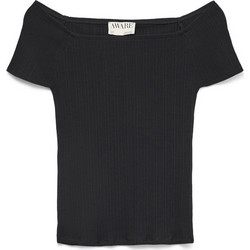 Vero Moda Γυναικείο Καλοκαιρινό Top Ριπ Μαύρο 10339928