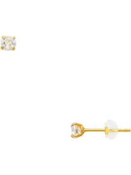 Margaritari Γυναικεία Σκουλαρίκια Καρφωτά από Xρυσό 14K με Ζιργκόν S125012