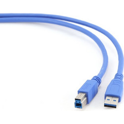 Gembird GM-CCP-USB3-AMBM-0.5M Καλώδιο USB-B Male 3.0 to USB-A Male 0.5m Blue
