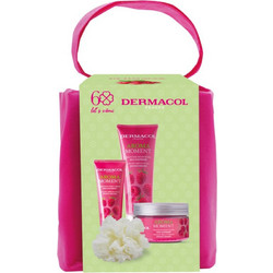 Dermacol Aroma Moment Wild Raspberry Hand Cream 100ml + Shower Gel 250ml + Body Scrub 200gr