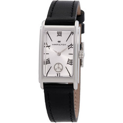 Hamilton American Classic Ardmore Γυναικείο Ρολόι με Μαύρο Δερμάτινο Λουράκι H11221750