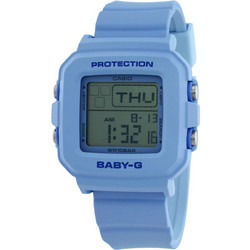 Casio Baby-G Ψηφιακό Γυναικείο Ρολόι με Γαλάζιο Καουτσούκ Λουράκι BGD-10KH-2B