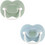 Tommee Tippee Anytime Ορθοδοντικές Πιπίλες Σιλικόνης 6-18m Frog Πράσινο Mint Γαλάζια 2τμχ