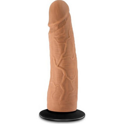 Lock On Dynamite Ρεαλιστικό Dildo με Βεντούζα 17.7cm Mocha