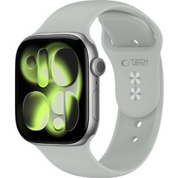 Tech-Protect Silicone Λουράκι Σιλικόνης Lunar Grey (Apple Watch 40 / 41 / 42mm)