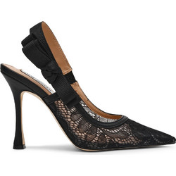 Steve Madden Γόβες Slingback με Λεπτό Ψηλό Τακούνι Μαύρες 11003815-169