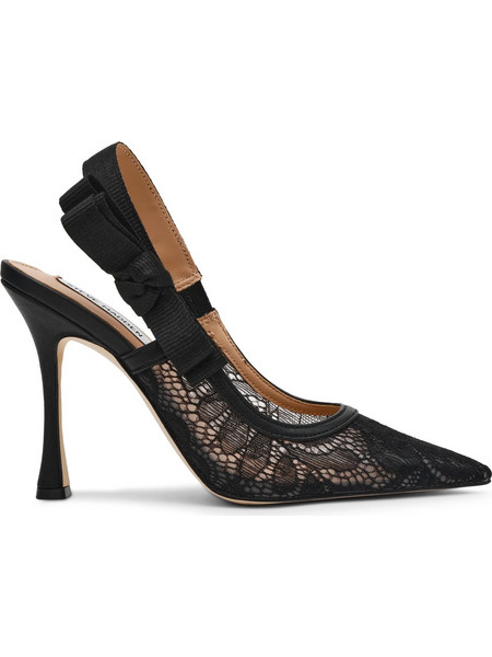 Steve Madden Γόβες Slingback με Λεπτό Ψηλό Τακούνι Μαύρες 11003815-169