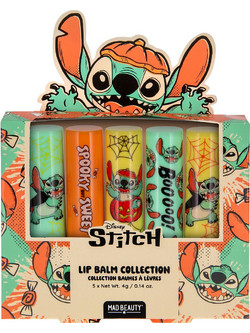 Mad Beauty Stitch Halloween Lip Balm με Χρώμα 5τμχ