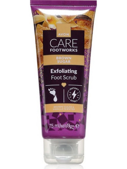 Avon Care Footworks Brown Sugar Scrub Ποδιών 75ml