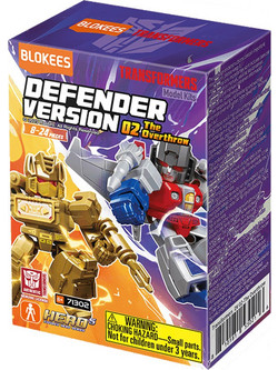 Blokees Transformers The Overthrow Defender Version 02 6cm