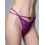 Milena By Paris Γυναικείο Sexy String με Δαντέλα Μωβ 6978
