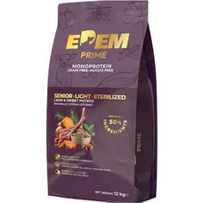 Edem Prime Senior Monoprotein Light & Sterilised Grain Free with Lamb 2kg