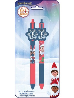 Safta Elf On the Shelf Σετ Στυλό Gel που Σβήνει 2x12τμχ