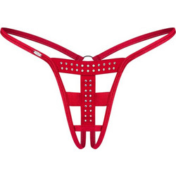 Obsessive Shiny Γυναικείο Sexy String Αυτοκινήτου Κόκκινο OB1391