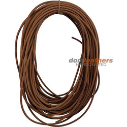 DOMLEATHERS DOMLEATHERS ΣΤΡΟΓΓΥΛΟ ΔΕΡΜΑΤΙΝΟ ΚΟΡΔΟΝΙ (ΤΙΜΗ ΑΝΑ ΜΕΤΡΟ) Νο 4 ΦΥΣΙΚΟ