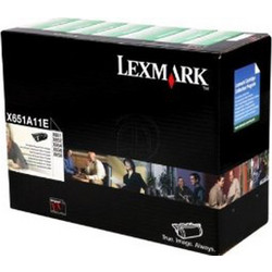 Lexmark X651A11E Black Toner