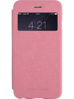 GOOSPERY VW-0020 VIVA WINDOW SAMSUNG GALAXY S6 SM-G920 PROTECTIVE FLIP CASE PINK ΘΗΚΗ ΠΟΡΤΟΦΟΛΙ ΡΟΖ