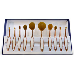 Yanni Extensions White Σετ Πινέλα Μακιγιάζ με Θήκη 10τμχ