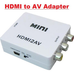 Μετατροπέας HDMI input σε 3 RCA AV output adapter με USB τροφοδοσία