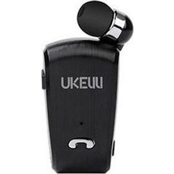 Fineblue UK-890 Ακουστικό Bluetooth In Ear Πέτου Black
