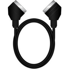 MediaRange Cable Scart Male - Scart Male 1.4m Black MRCS152