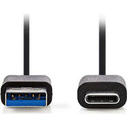 Nedis USB-A to USB-C 1m Black CCGP61650BK10