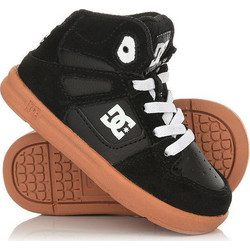 DC Rebound SE Ul Παιδικά Sneakers Μποτάκια Μαύρα ADTS700021
