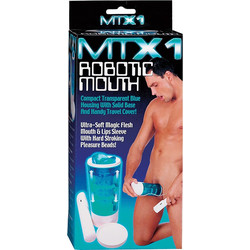 Seven Creations Up & Down Pocket Mouth Αυνανιστήρι με Δόνηση Blue