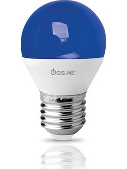 φοs_me Set 10xled 3w E27 Μπαλακι G45 Μπλε
