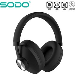 SODO SD-1007 Ενσύρματα & Ασύρματα Bluetooth Ακουστικά Over Ear Μαύρα